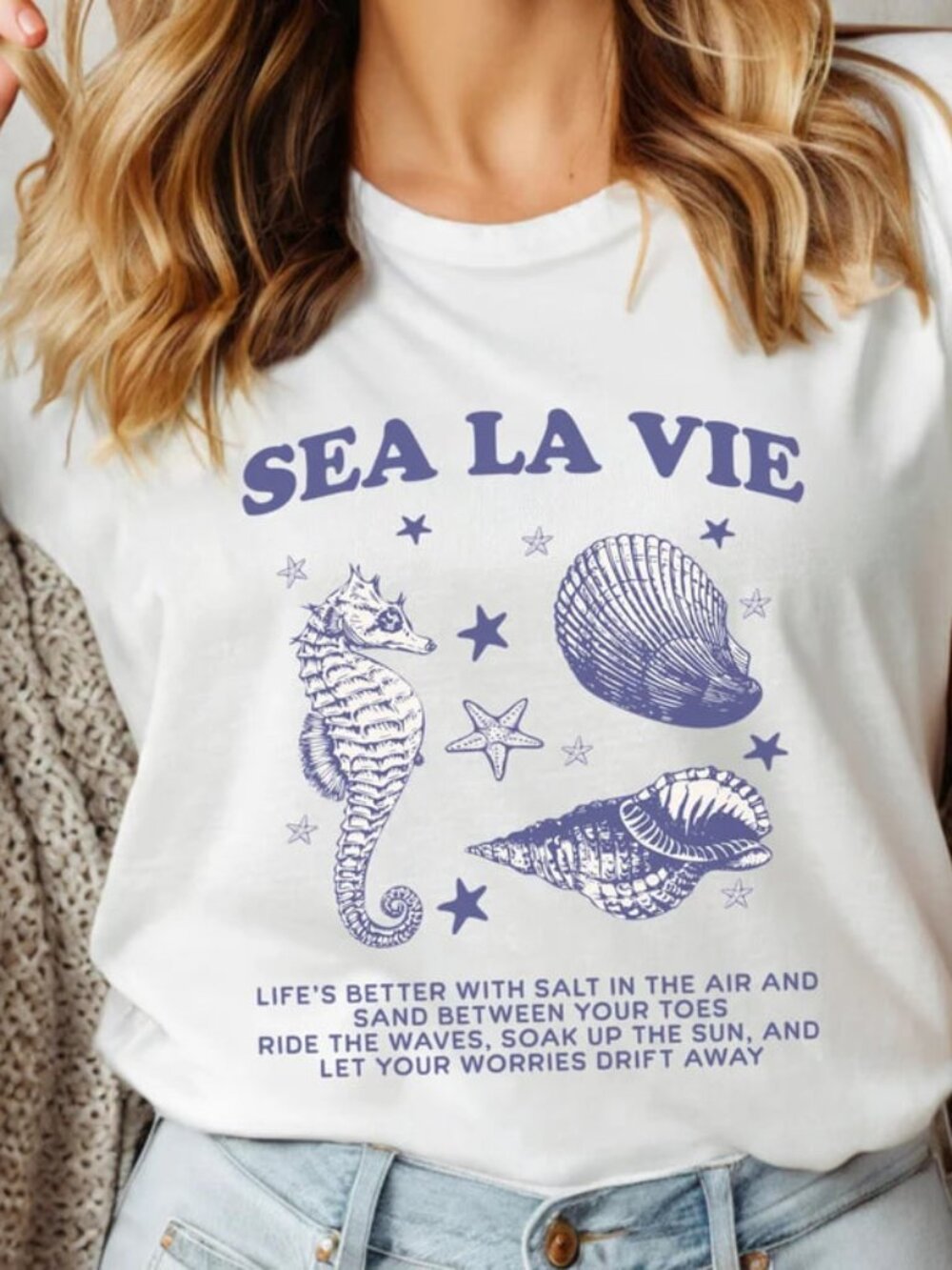 Cute Beach Shirt, Coastal Vibe Tee, Beach Lover Gift